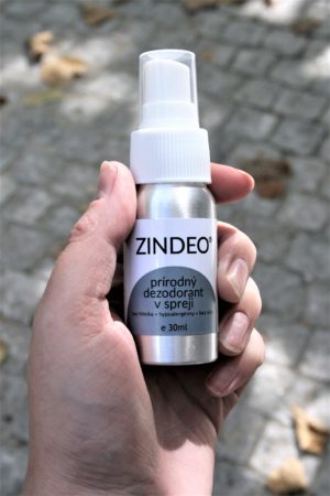 Zindeo slovenské přírodní deodoranty bez sody bikarbony